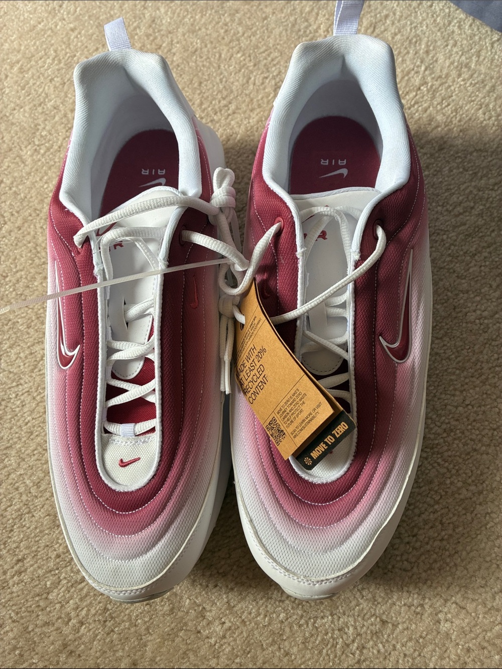 Nike Air Max Portal Sneakers, Size 16.5, HF3053-109, Sweet Beet, NWOT